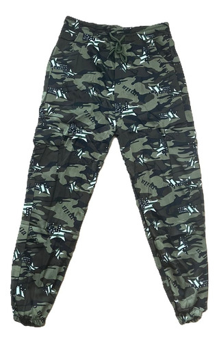 Jogger Camuflado Mujer Sudadera Pantalón Bolsillos Laterales