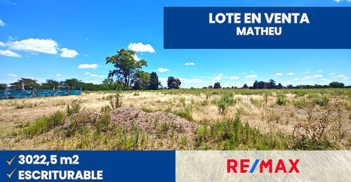 Lote En Venta En Escobar 3022,5 M2 Escriturable