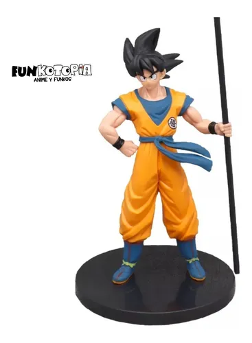 Figura De Colección Dragon Ball - Goku Con Báculo Figura De Colección Dragon Ball - Goku Con Báculo