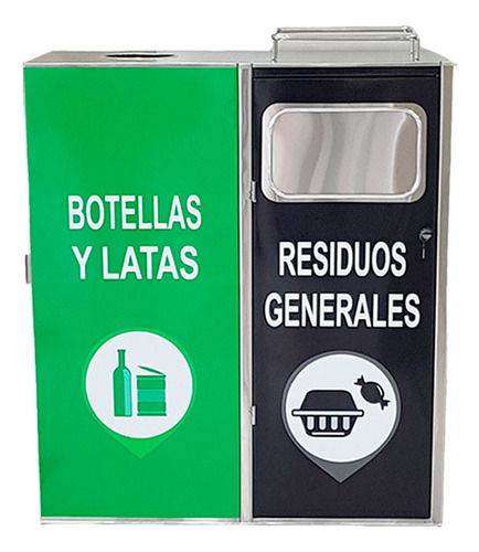 Tacho Contenedor Reciclaje Para Restobar Y Restaurantes Peru