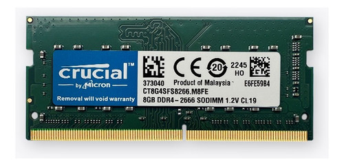 Crucial 8gb 2666mhz Ddr4 Pc4 21300s 1.2v