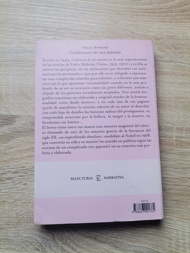 Confesiones De Una Mascara (Usado)