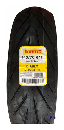 Llanta 140 70 R17 Pirelli Diablo Rosso 3