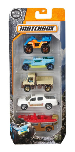 Autos Matchbox Pack X 5 Flaber