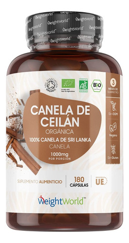 Canela Ceylan Cinammon 1000mg Capsulas Europa