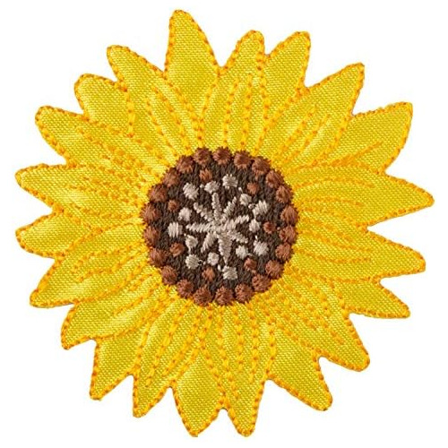 Parche De Girasol Amarillo Ropa, 2.5  De Diámetro