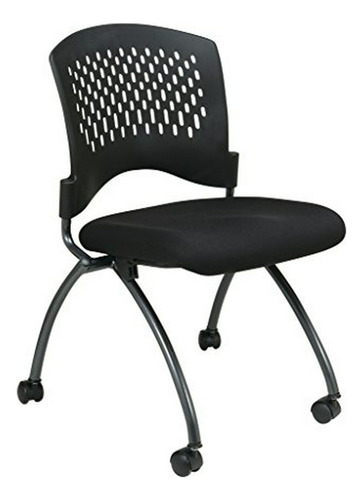 Silla Plegable Sin Brazos Con Ruedas, Asiento Plegable De Pl