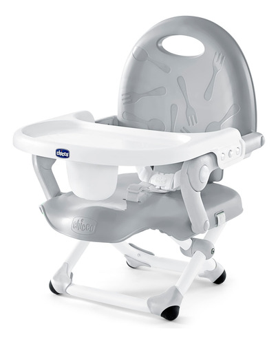 Asiento Elevador Chicco Pocket Para Aperitivos, Gris