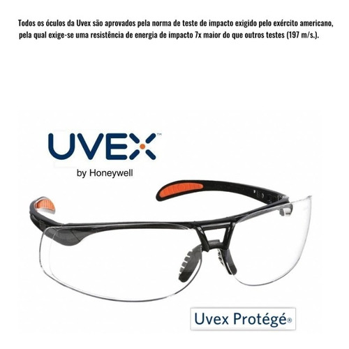 Óculos Airsoft Militar Uvex Protégé Antiembaçante Supremo