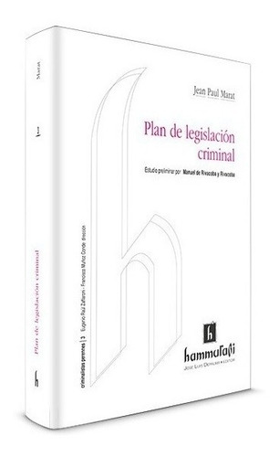 Plan De Legislacion Criminal - Marat, Jean P