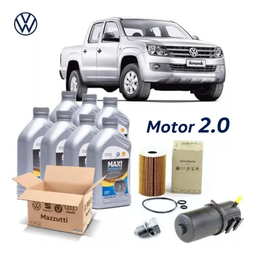 Kit Revisão Vw Amarok 2.0 Original Volkswagen 2010 A 2018