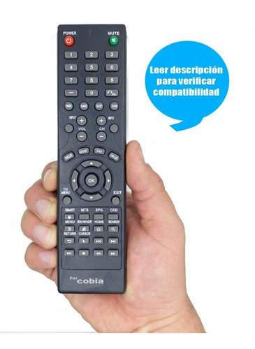Control Remoto Cobia Smart Tv + Pila