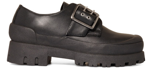 Zapato Escolar Mujer Negro Hebilla 8ctava Shoes 510-c0 Gnv®