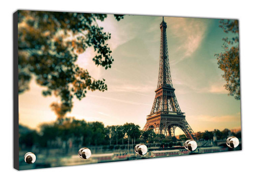 Porta Chaves Cidade Paris Torre Eiffel Decorar