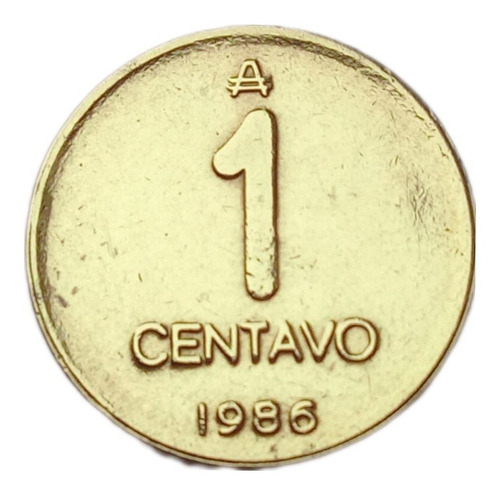 Moneda 1 Centavo De Austral 1986 Argentina