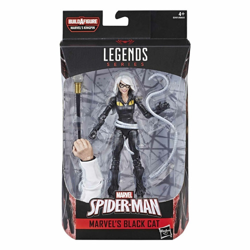 Figura De Acción Black Cat Spiderman Marvel Legends 