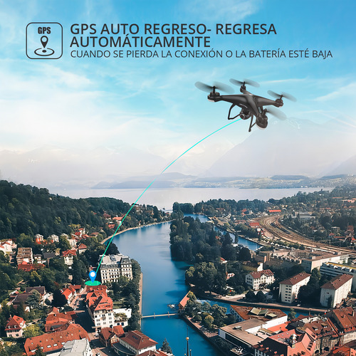 Drone Holy Stone HS120D con cámara FullHD negro 1 batería