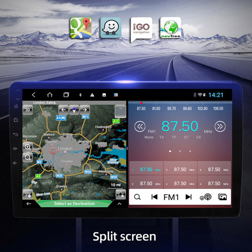 Autoestéreo 2+32g Carplay Cámara Para Toyota Elfa Alfa 15-18