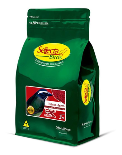 Alimento Trinca Ferro Extrusado Pimenta Sellecta Birds 3 Kg