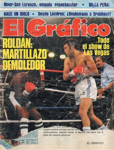 Revista El Grafico 3345 Triunfo De Martillo Roldan