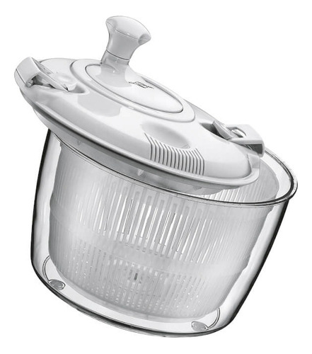 Escurridor/centrifugador Para Ensalada Küchenprofi 6 Litros Color Blanco