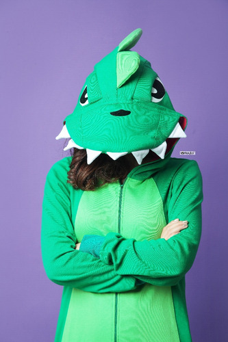 Kigurumi Pijama Dinosaurio Verde - Envío Incluido