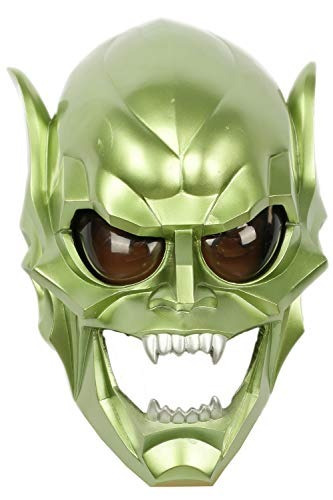 Xcoser Goblin Mask Deluxe Verde Resina Hombre De Halloween C