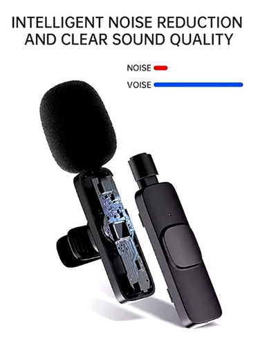 Microfono Lavalier Solapa Inalambrico Pro Para iPhone iPad