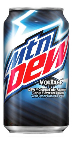 Refresco Mountain Dew Voltage 12 Pack 355ml