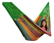 Comprar Hamaca De Nylon Kelly L Hilo Grueso Incluye 1 Par De Sogas