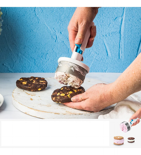 Molde Sandwich Helado 2pcs - Una Mano Gatillo