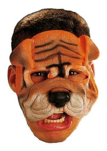Máscara Cachorro Bulldog Animal Teatro Festa Cosplay