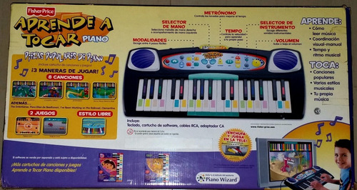 Imagen 2 de 3 de Aprende A Tocar Piano Fisher-price Como Nuevo
