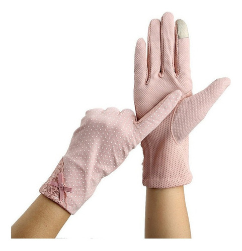 Guantes De Protección Solar De Encaje De Verano Para Conduci