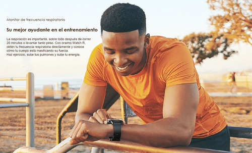 Imagen 5 de 5 de Smartwatch Oraimo Osw-23n Bt Oximetro Sueño Notificaciones