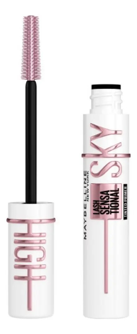 Máscara Maybelline Lash Sensational Sky High Tinted Primer Color Soft Black