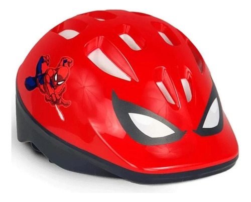Capacete Infantil Spiderman Homem Aranha 50 A 56 Cm - Nathor