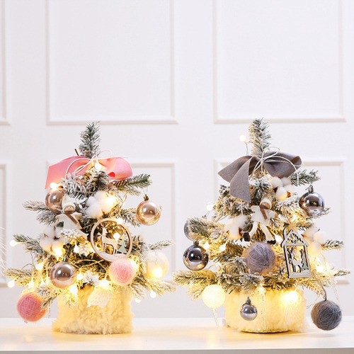 Árbol De Navidad Artificial Con Luces Led Mini Christmas