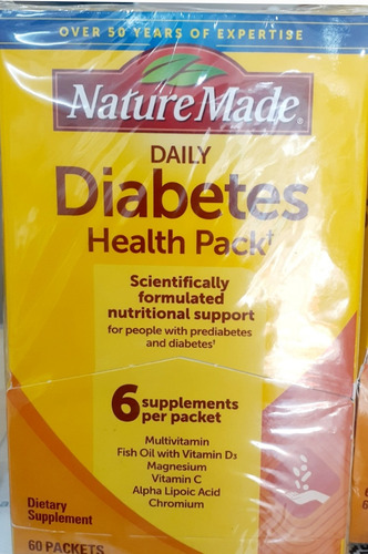 Health Pack.nature Made Complemento Nutricional .diabéticos 