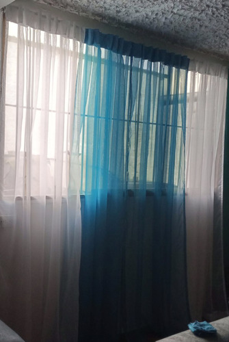 Cortinas En Dopiovelo Pack De 3 Paños, Presillas Ocultas.