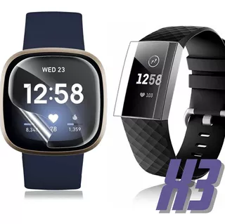 Film Hidrogel Smartwatch Para Fitbit Charge 4 X3