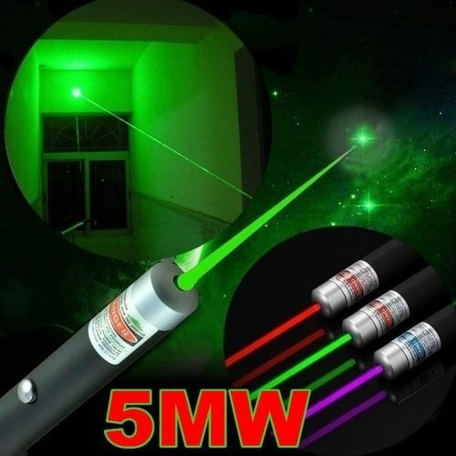 3 Canetas Laser Pointer 5mw Vermelho, Verde ,azul