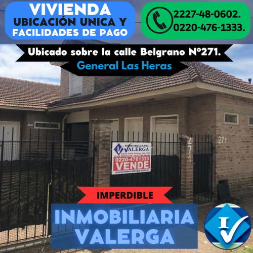 Hermosa Propiedad En Venta Ubicada En General Las Heras, A Pocos 100 Metros De La Plaza Principal