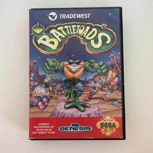 Battletoads Sega Génesis Cartucho Y Caja Colección