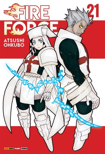 Fire Force Vol. 21, de Ohkubo, Atsushi. Editora Panini Brasil LTDA, capa mole em português, 2021