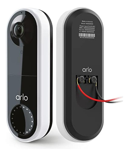 Arlo Timbre Esencial De Video Con Cable, Video Hd,