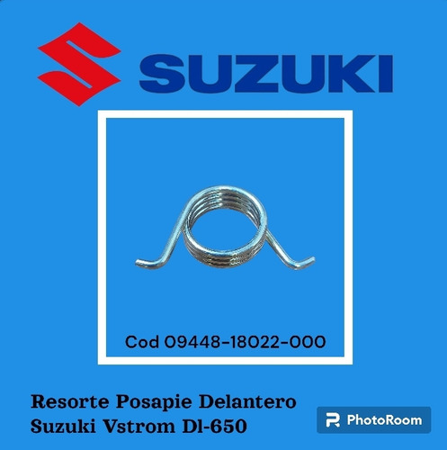Resorte Posapie Delantero Suzuki Vstrom Dl-650 