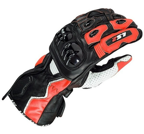 Guantes Moto Ls2 Swift Racing Cuero Man 