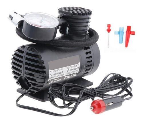 Imagen 1 de 4 de Mini Compresor Aire Portátil Auto 12v Compresor De Aire 300p