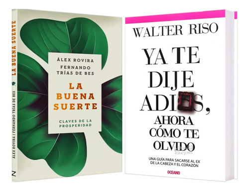 Buena Suerte + Dije Adios Ahora Cómo Te Olvido Pack 2 Libros